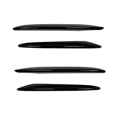 Car Front Bumper AMG Air Inlet Grille Decoration Sticker Strip for Mercedes-Benz E Class W213 2016-2020/E200/E260/E300 (Black) - Decorative Strip by PMC Jewellery | Online Shopping South Africa | PMC Jewellery | Buy Now Pay Later Mobicred