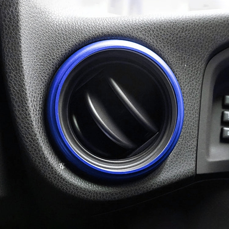 2 PCS Car Air Conditioner Air Outlet Decorative Ring for Subaru BRZ Outback / Toyota 86(Blue) - Decoration Rings by PMC Jewellery | Online Shopping South Africa | PMC Jewellery | Buy Now Pay Later Mobicred