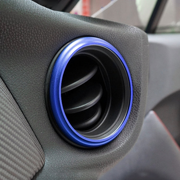 2 PCS Car Air Conditioner Air Outlet Decorative Ring for Subaru BRZ Outback / Toyota 86(Blue) - Decoration Rings by PMC Jewellery | Online Shopping South Africa | PMC Jewellery | Buy Now Pay Later Mobicred
