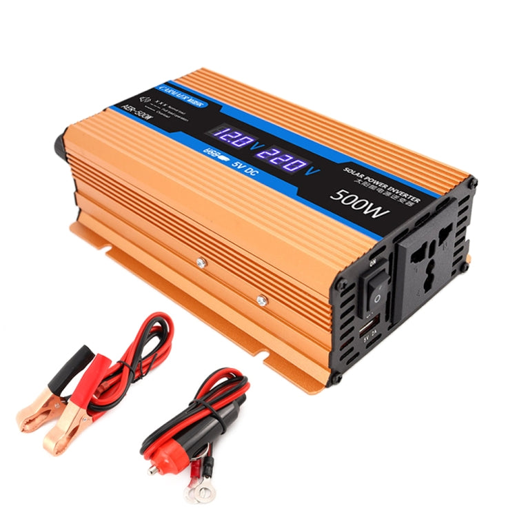Carmaer Modified Sine Wave 12V to 220V 500W Car Multi-function Double Digital Display Inverter Household Power Converter - Modified Square Wave by PMC Jewellery | Online Shopping South Africa | PMC Jewellery | Buy Now Pay Later Mobicred