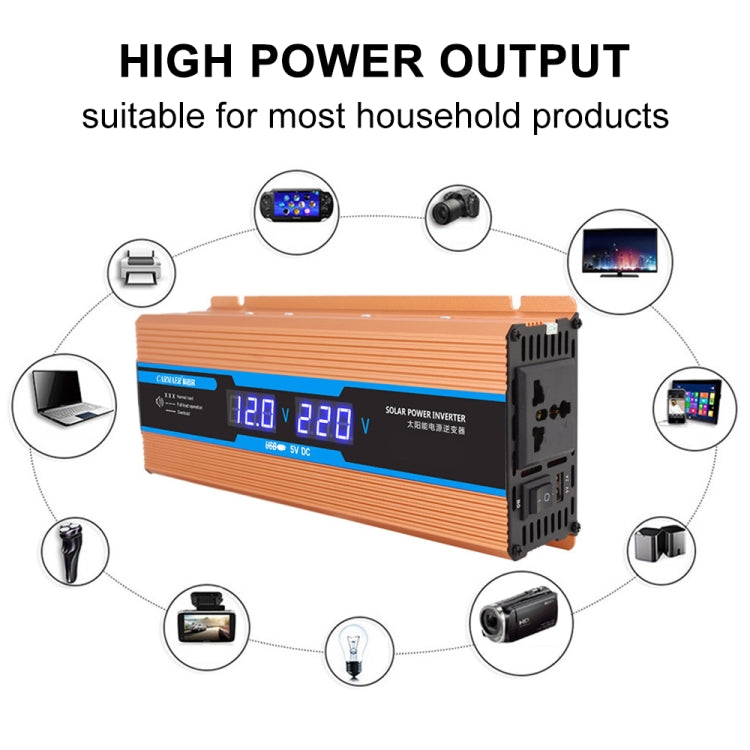 Carmaer Modified Sine Wave 24V to 220V 500W Car Multi-function Double Digital Display Inverter Household Power Converter - Modified Square Wave by PMC Jewellery | Online Shopping South Africa | PMC Jewellery | Buy Now Pay Later Mobicred