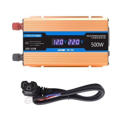 Carmaer Modified Sine Wave 60V to 220V 500W Car Multi-function Double Digital Display Inverter Household Power Converter - Modified Square Wave by PMC Jewellery | Online Shopping South Africa | PMC Jewellery | Buy Now Pay Later Mobicred