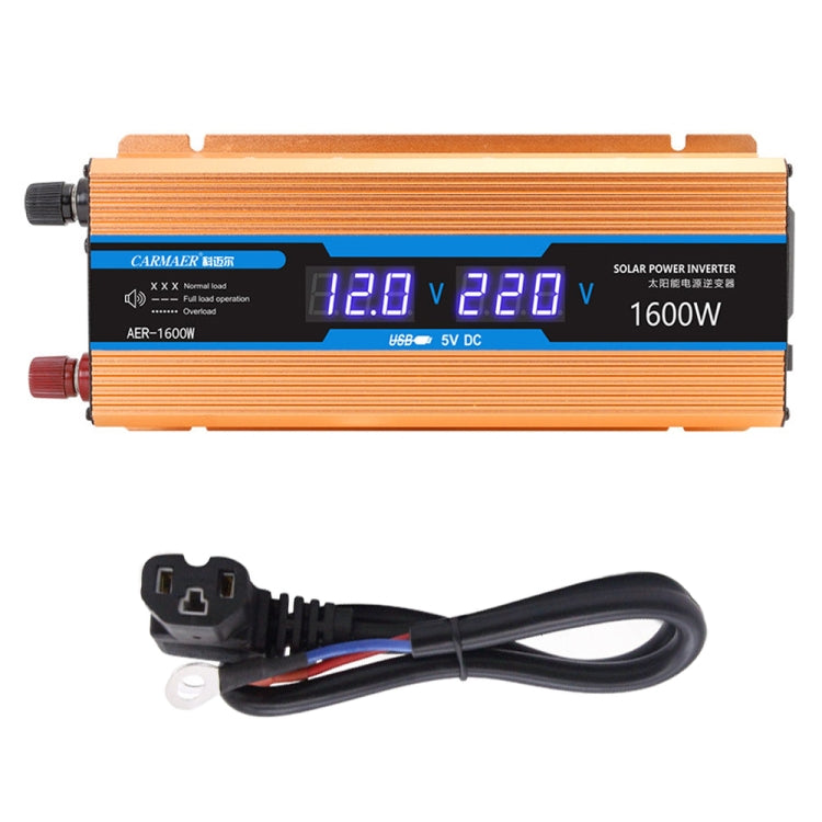 Carmaer Modified Sine Wave 48V to 220V 1600W Car Multi-function Double Digital Display Inverter Household Power Converter - Modified Square Wave by PMC Jewellery | Online Shopping South Africa | PMC Jewellery | Buy Now Pay Later Mobicred