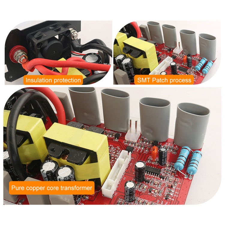 Carmaer 48V to 220V 3000W Intelligent Fan Car Double Digital Display Inverter Household Power Converter - Modified Square Wave by PMC TechLife | Online Shopping South Africa | PMC TechLife | Buy Now Pay Later Mobicred