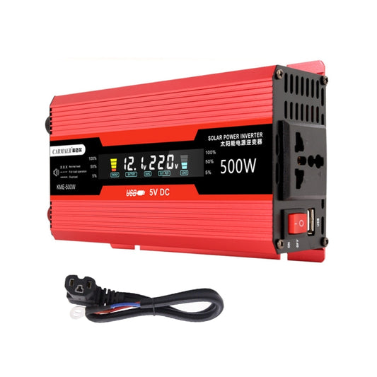 Carmaer Universal 60V to 220V 500W Car LCD Display Inverter Household Power Converter - Modified Square Wave by PMC Jewellery | Online Shopping South Africa | PMC Jewellery | Buy Now Pay Later Mobicred