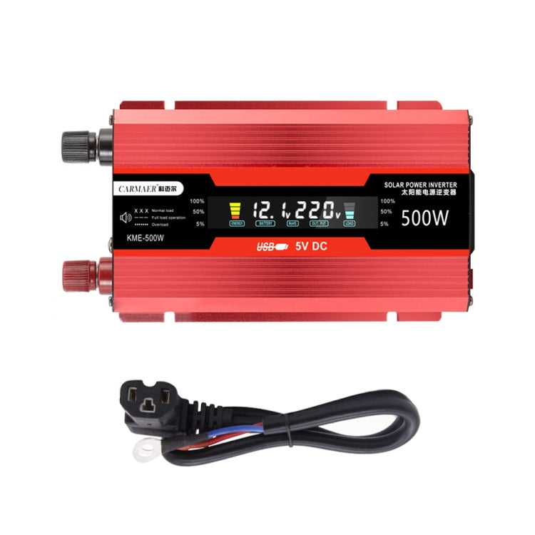Carmaer Universal 60V to 220V 500W Car LCD Display Inverter Household Power Converter - Modified Square Wave by PMC Jewellery | Online Shopping South Africa | PMC Jewellery | Buy Now Pay Later Mobicred