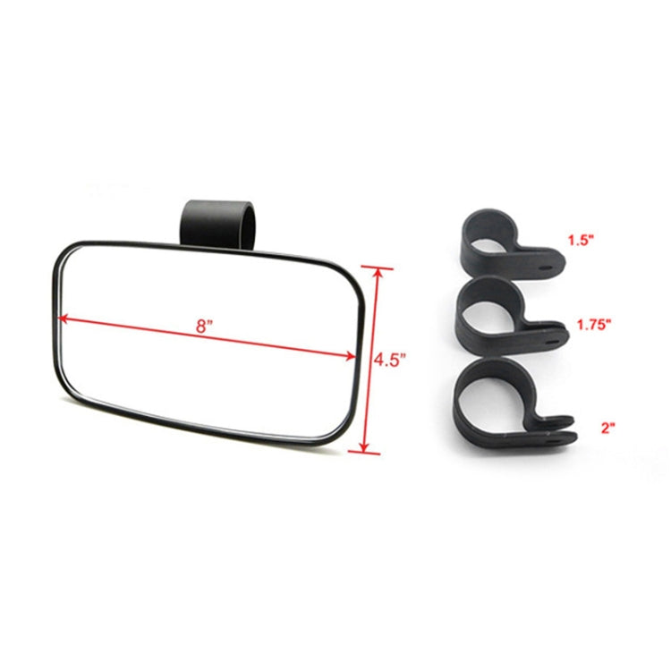 UTV-10 Sandy Beach Car Big View Rearview Mirror for UTV / ATVs, 1.5 inch, 1.75 inch, 2 inch - free shipping - PMC TechLife - Order now!