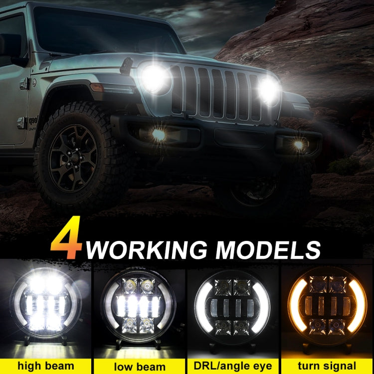 Car 7 inch DC9-30V  LED Headlight Modification Accessories for Jeep Wrangler - Work Lights by PMC Jewellery | Online Shopping South Africa | PMC Jewellery | Buy Now Pay Later Mobicred