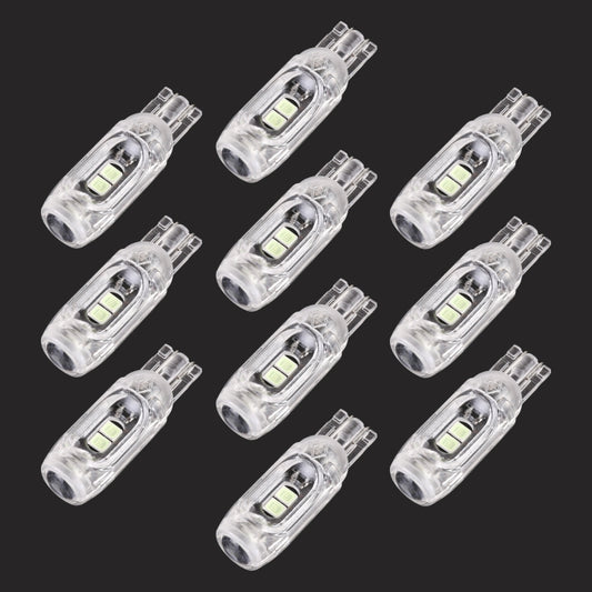 10 PCS T10 DC12V / 1W Car Clearance Light 5LEDs SMD-3030 Lamp Beads (Ice Blue Light) - Clearance Lights by PMC Jewellery | Online Shopping South Africa | PMC Jewellery | Buy Now Pay Later Mobicred