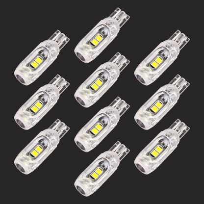 10 PCS T10 DC12V / 1W Car Clearance Light 5LEDs SMD-3030 Lamp Beads (White Light) - Clearance Lights by PMC Jewellery | Online Shopping South Africa | PMC Jewellery | Buy Now Pay Later Mobicred