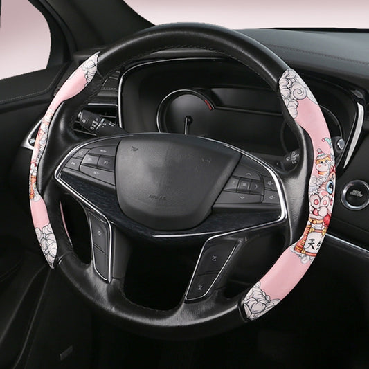 Car Universal China-Chic Relief Steering Wheel Cover (A Born Beauty) - Steering Wheel Accessories by PMC Jewellery | Online Shopping South Africa | PMC Jewellery | Buy Now Pay Later Mobicred