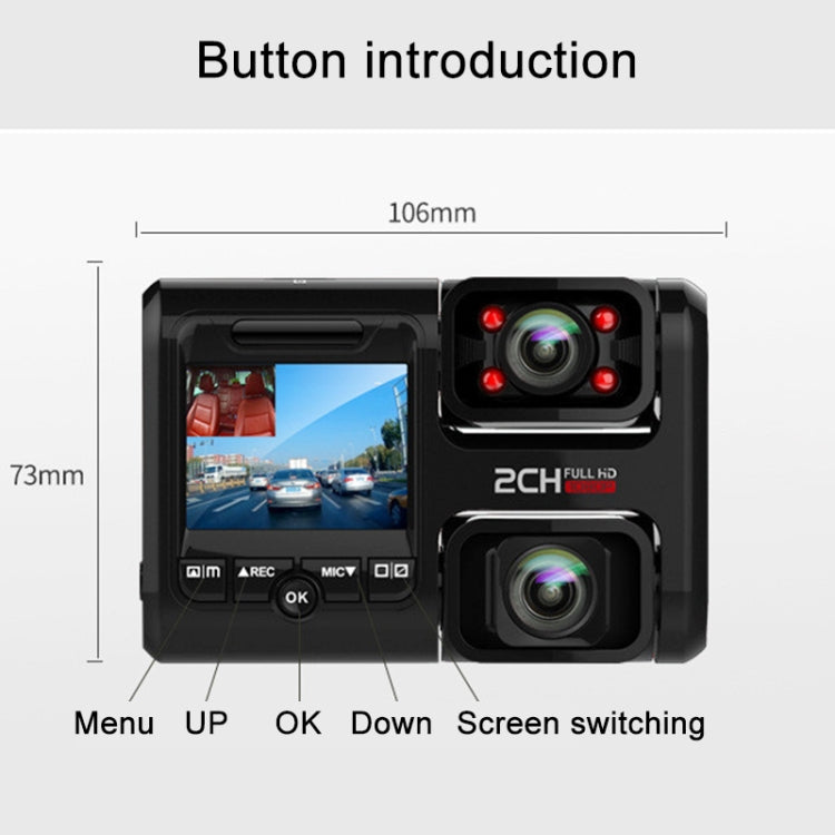 Z30 WiFi Dual-lens HD 2160P Non-light Night Vision 360-degree Panoramic Driving Recorder, Standard Version - Car DVRs by PMC TechLife | Online Shopping South Africa | PMC TechLife | Buy Now Pay Later Mobicred