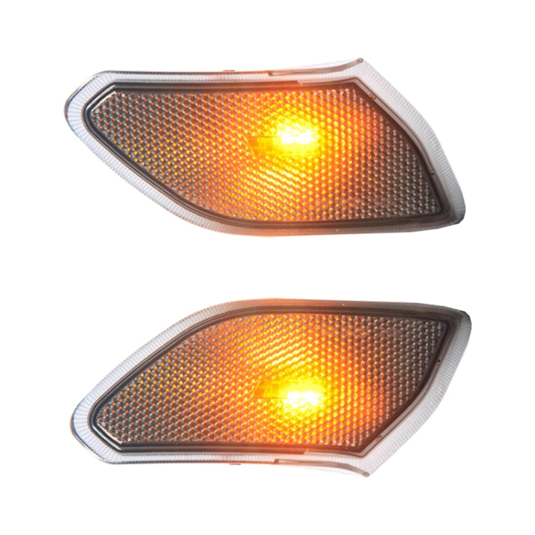 Car Blackened Wheel Eyebrow Side Light Turn Signal Leaf Plate Lamp for Jeep Wrangler JL 2018- - Arrow Turn Lights by PMC Jewellery | Online Shopping South Africa | PMC Jewellery | Buy Now Pay Later Mobicred