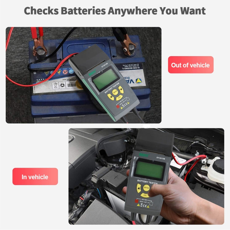 DUOYI DY3015B Car Multi-language 12V Battery Tester - free shipping - PMC TechLife - Order now!