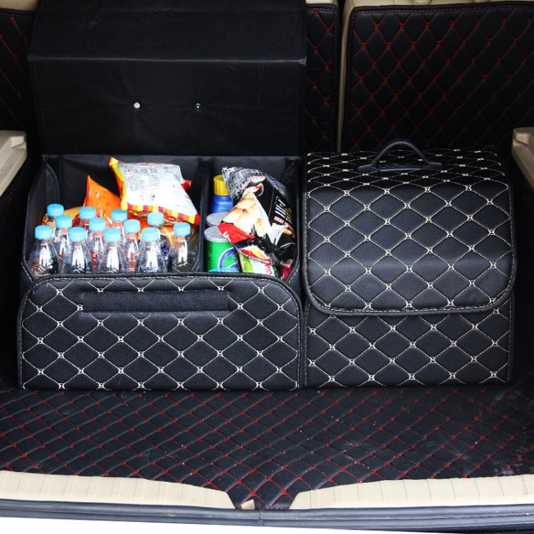 Car Trunk Foldable Storage Box, Checkered Large Size: 54 x 32 x 30cm (Black Red) - Stowing Tidying by PMC Jewellery | Online Shopping South Africa | PMC Jewellery | Buy Now Pay Later Mobicred
