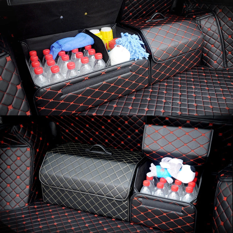 Car Trunk Foldable Storage Box, Rhombic Grid Large Size: 54 x 32 x 30cm (Black) - Stowing Tidying by PMC Jewellery | Online Shopping South Africa | PMC Jewellery | Buy Now Pay Later Mobicred