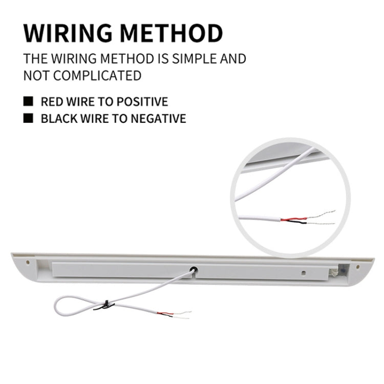 RV / Yacht Awning LED Strip Light DC12-28V with 18 LEDs Lamp Beads (White) - Dome Lights by PMC TechLife | Online Shopping South Africa | PMC TechLife | Buy Now Pay Later Mobicred