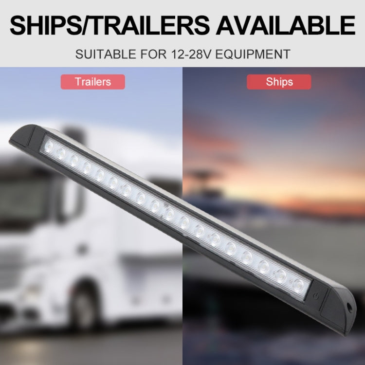 RV / Yacht Awning LED Strip Light DC12-28V with 18 LEDs Lamp Beads (White) - Dome Lights by PMC TechLife | Online Shopping South Africa | PMC TechLife | Buy Now Pay Later Mobicred