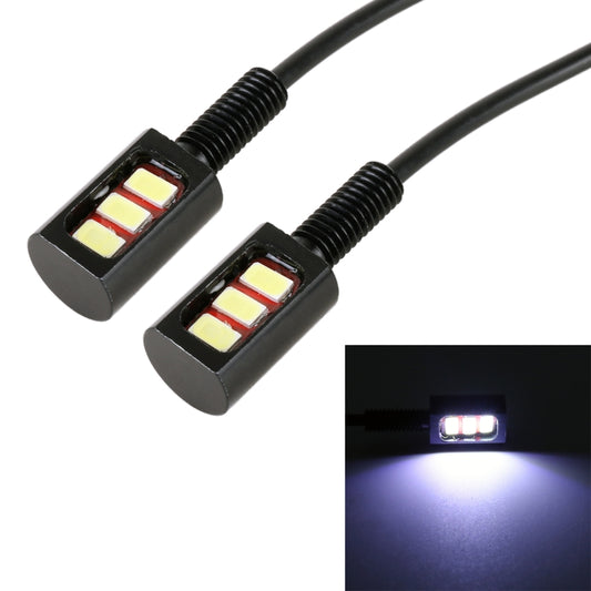 1 Pair DC12V 0.4W 3LEDs SMD-5630 Car / Motorcycle License Plate Light, Cable Length: 27cm - License Plate Lights by PMC Jewellery | Online Shopping South Africa | PMC Jewellery | Buy Now Pay Later Mobicred