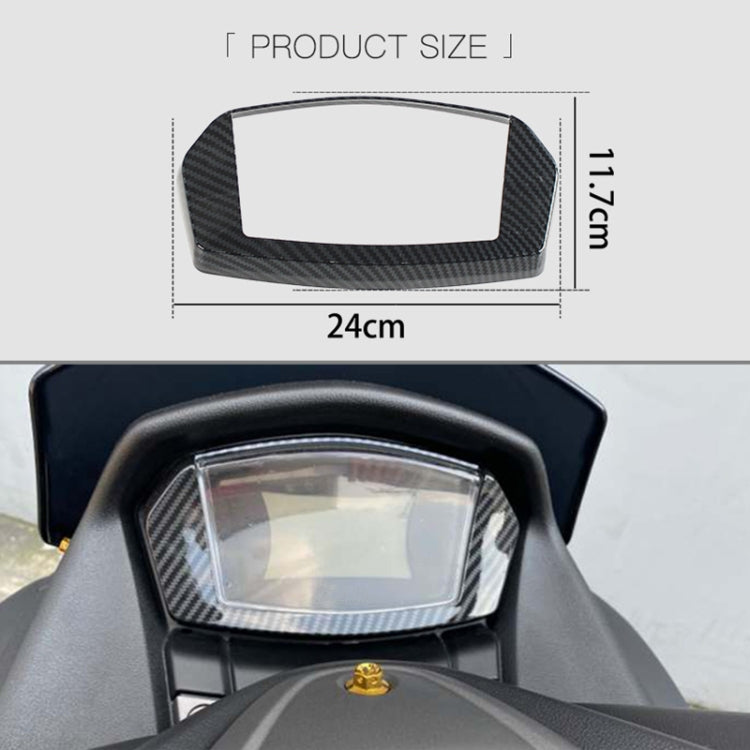 Motorcycle Carbon Fiber Instrument Trim Cover for Yamaha NMAX155 2020-2021 - free shipping - PMC TechLife - Order now!