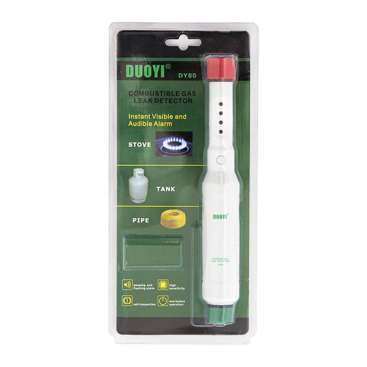 DUOYI DY80 Gas Leak Portable Detector Butane Propane Alarm Methane Flammable Gas Analyzer - Electronic Test by DUOYI | Online Shopping South Africa | PMC Jewellery | Buy Now Pay Later Mobicred