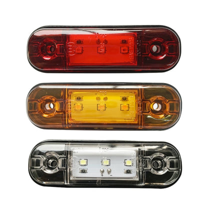 5 PCS MK-327 Car / Truck 3LEDs Side Marker Indicator Light Tail Light (Red Light) - Clearance Lights by PMC Jewellery | Online Shopping South Africa | PMC Jewellery | Buy Now Pay Later Mobicred