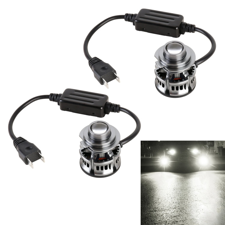 1 Pair H7 27W / DC12V Car Aluminum Alloy Flashing LED Headlight (White Light) - LED Headlamps by PMC Jewellery | Online Shopping South Africa | PMC Jewellery | Buy Now Pay Later Mobicred