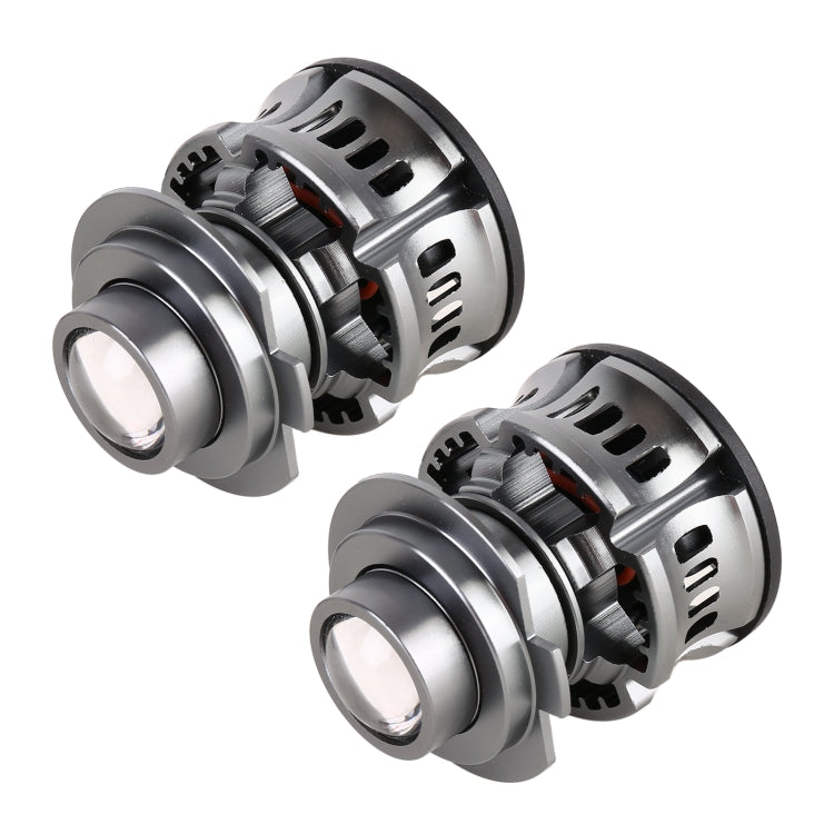 1 Pair H7 27W / DC12V Car Aluminum Alloy Flashing LED Headlight (White Light) - LED Headlamps by PMC Jewellery | Online Shopping South Africa | PMC Jewellery | Buy Now Pay Later Mobicred