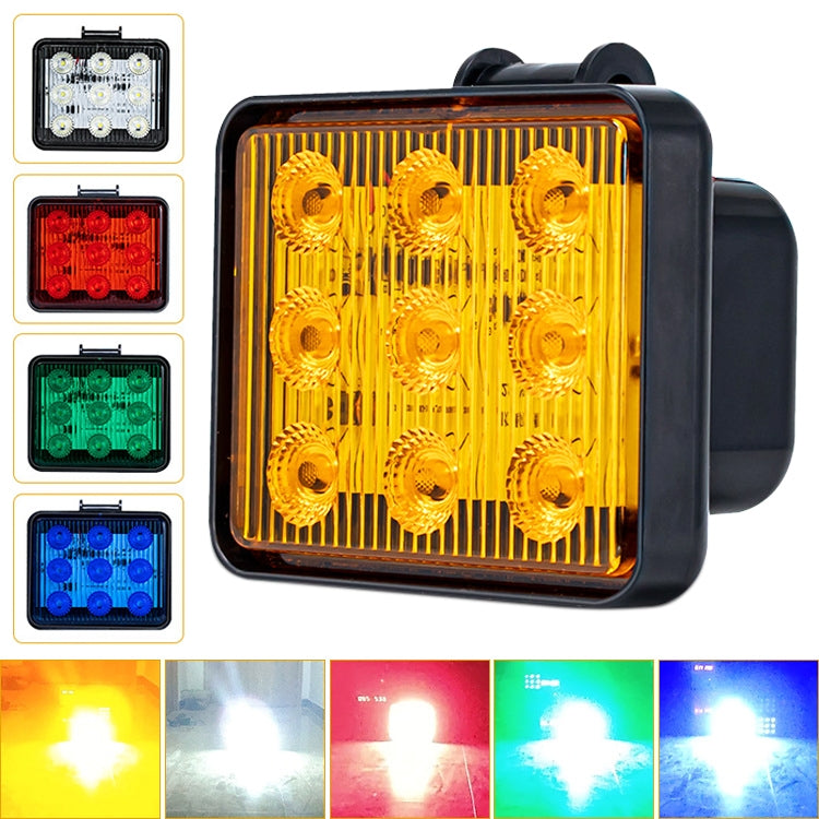 2 PCS ZS-7013 3 inch 9LEDs Strobe Waterproof Car / Truck Warning Light (Green Light) - Warning Lights by PMC TechLife | Online Shopping South Africa | PMC TechLife | Buy Now Pay Later Mobicred