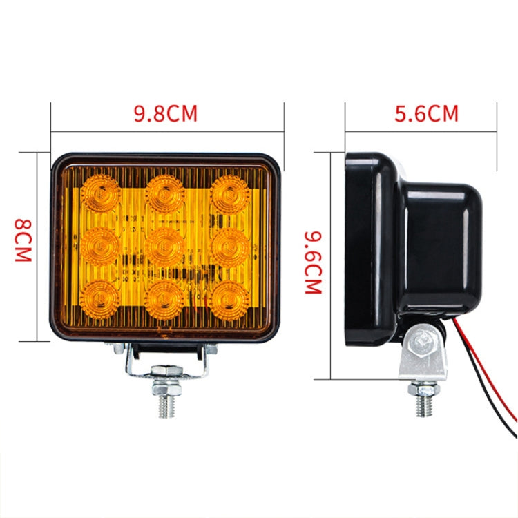 2 PCS ZS-7013 3 inch 9LEDs Strobe Waterproof Car / Truck Warning Light (Blue Light) - Warning Lights by PMC TechLife | Online Shopping South Africa | PMC TechLife | Buy Now Pay Later Mobicred