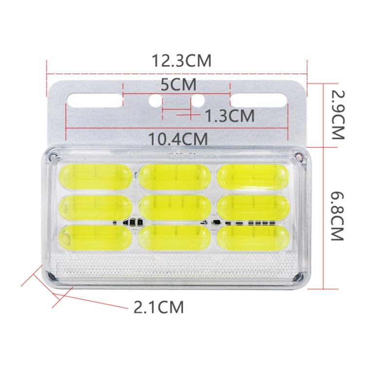 4 PCS ZS-9001 DC24V 9D Waterproof Car / Truck Side Marker Indicator Lights Bulb Lamp (White Light) - Clearance Lights by PMC TechLife | Online Shopping South Africa | PMC TechLife | Buy Now Pay Later Mobicred