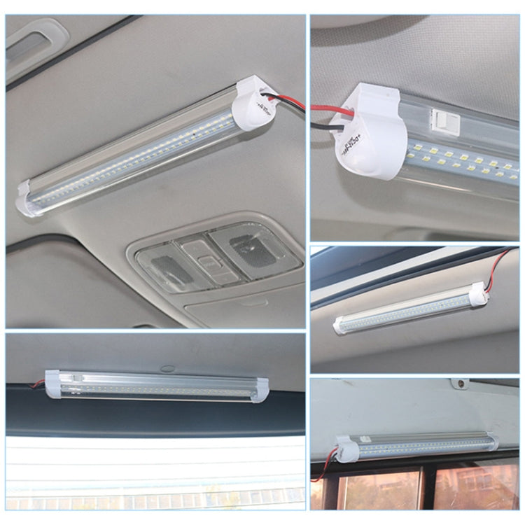 2 PCS ZS-3332 12-85V High Bright 72LEDs RV Dome Light Cabin Light Bar - Dome Lights by PMC TechLife | Online Shopping South Africa | PMC TechLife | Buy Now Pay Later Mobicred