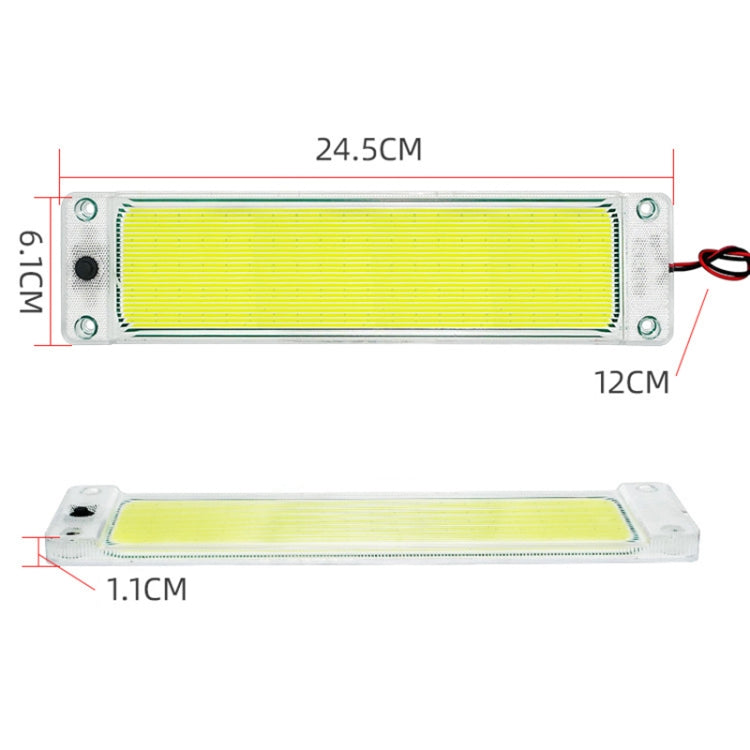 2 PCS ZS-3346 DC24V High Bright 105 COB Lamp Beads Car Dome Light Cabin Light Bar - Dome Lights by PMC Jewellery | Online Shopping South Africa | PMC Jewellery | Buy Now Pay Later Mobicred