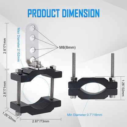 Y-020 Universal Adjustable Pipe Clamp Bracket - Car Light Accessories by PMC Jewellery | Online Shopping South Africa | PMC Jewellery | Buy Now Pay Later Mobicred