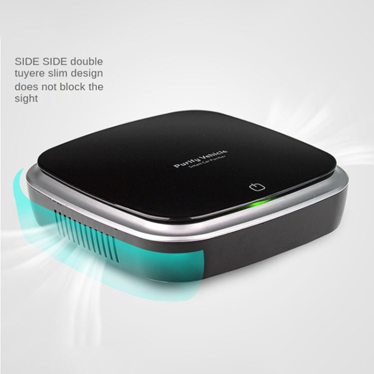 XJ-005 Car Solar Energy Negative Ion Smart USB Air Purifier (White) - Air Purifier by PMC TechLife | Online Shopping South Africa | PMC TechLife | Buy Now Pay Later Mobicred