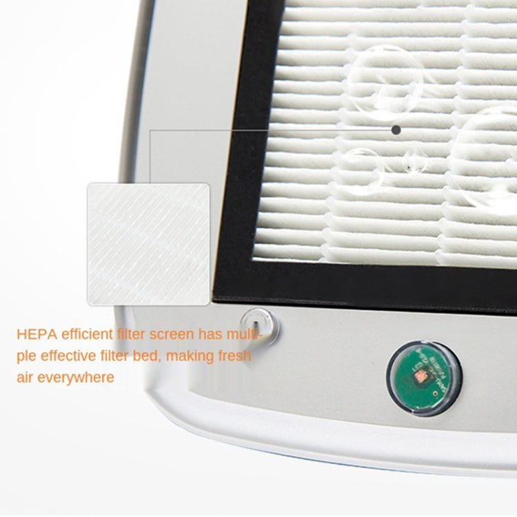 XJ-005 Car Solar Energy Negative Ion Smart USB Air Purifier (White) - Air Purifier by PMC TechLife | Online Shopping South Africa | PMC TechLife | Buy Now Pay Later Mobicred