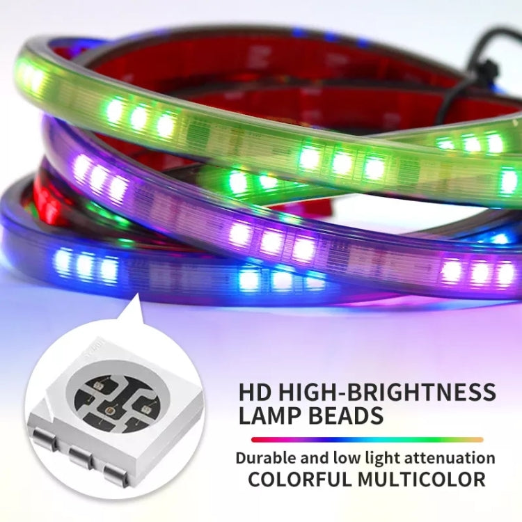 Z12-120CM 120cm DC12V-24V Car Front Grille LED RGB Daytime Running Lights Strip Colorful Lamp - Running Lights by PMC Jewellery | Online Shopping South Africa | PMC Jewellery | Buy Now Pay Later Mobicred