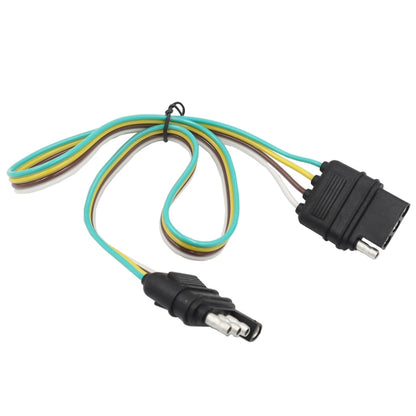 4 Pin Trailer Light Wire Harness Extension 18 Gauge 4-Way Flat Wiring Connector - Terminal connectors by PMC Jewellery | Online Shopping South Africa | PMC Jewellery