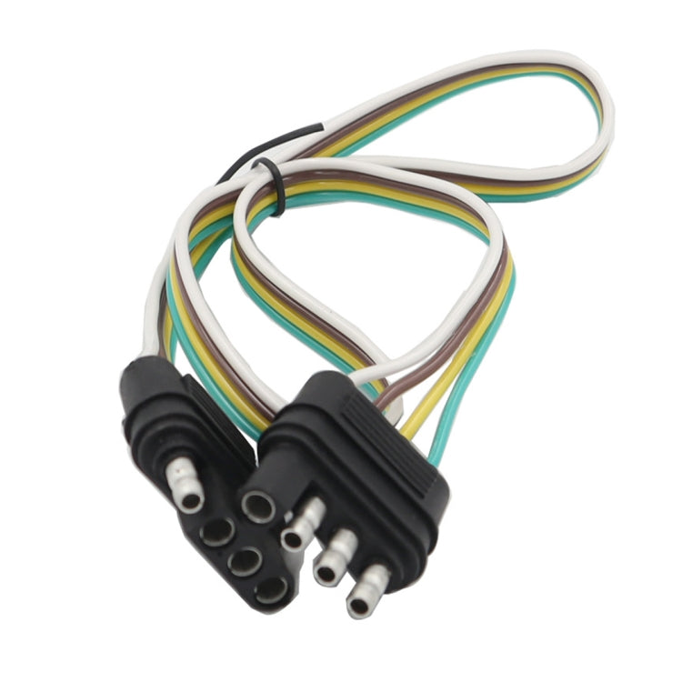 4 Pin Trailer Light Wire Harness Extension 18 Gauge 4-Way Flat Wiring Connector - Terminal connectors by PMC Jewellery | Online Shopping South Africa | PMC Jewellery