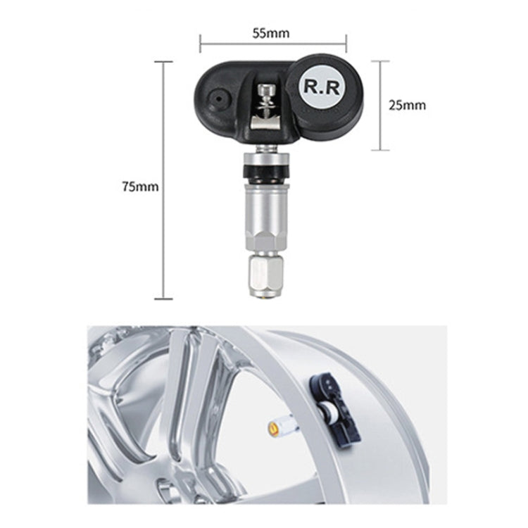 Car High Precision Solar Charging Tire Pressure Monitoring System TPMS, Built-in Voice Sensor - free shipping - PMC TechLife - Order now!