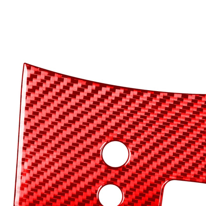 Car Carbon Fiber Gear Panel Decorative Sticker for Toyota RAV4 2006-2013, Left Drive (Red) - Car Interior Mouldings by PMC Jewellery | Online Shopping South Africa | PMC Jewellery | Buy Now Pay Later Mobicred