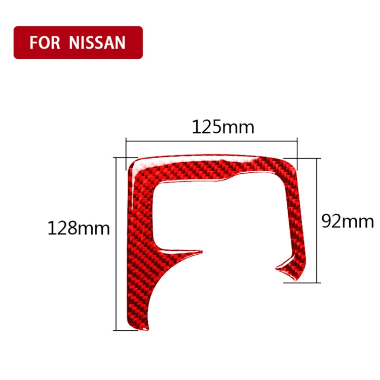 Car Carbon Fiber Central Control Heating Button Decorative Sticker for Nissan 370Z / Z34 2009-, Left and Right Drive Universal (Red) - Car Interior Mouldings by PMC Jewellery | Online Shopping South Africa | PMC Jewellery | Buy Now Pay Later Mobicred