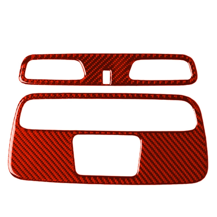 Car Carbon Fiber Dome Light Panel Decorative Sticker for Chevrolet Camaro 2016, Left and Right Drive Universal (Red) - Car Interior Mouldings by PMC Jewellery | Online Shopping South Africa | PMC Jewellery | Buy Now Pay Later Mobicred