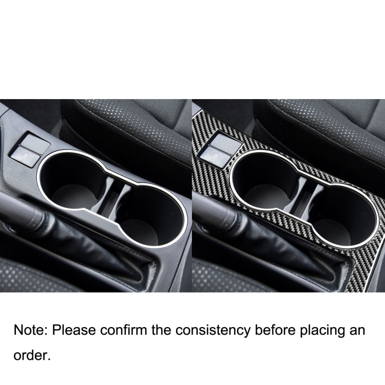 Car Carbon Fiber Rear Water Cup Holder Panel A Decorative Sticker for Toyota Corolla / Levin 2014-2018, Left Drive - Car Interior Mouldings by PMC Jewellery | Online Shopping South Africa | PMC Jewellery | Buy Now Pay Later Mobicred