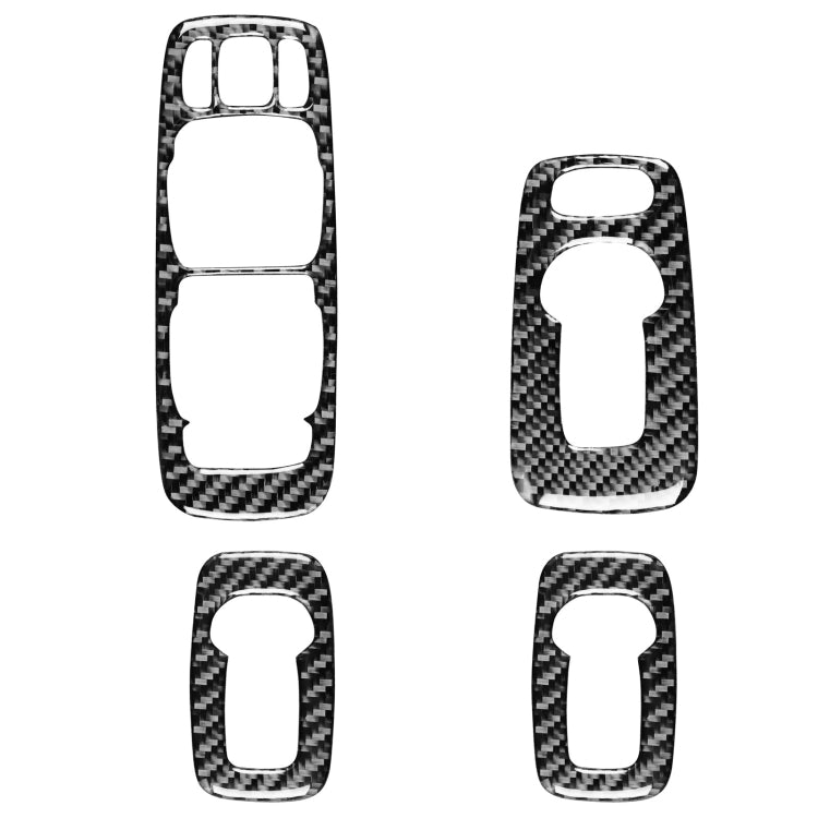 4 in 1 Car Carbon Fiber Door Set B Decorative Sticker for Volvo XC90 2003-2014, Left Drive - Car Interior Mouldings by PMC Jewellery | Online Shopping South Africa | PMC Jewellery | Buy Now Pay Later Mobicred