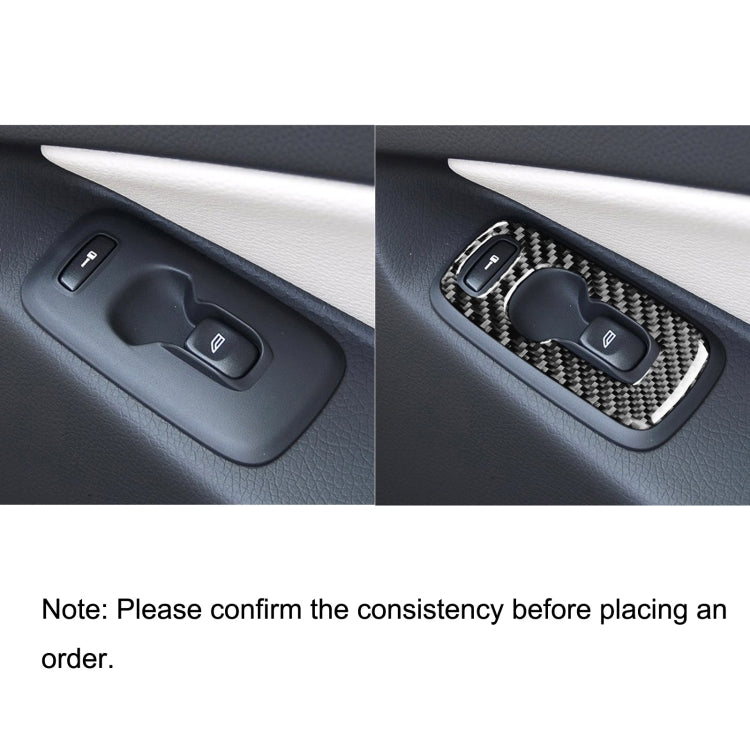 4 in 1 Car Carbon Fiber Door Set B Decorative Sticker for Volvo XC90 2003-2014, Left Drive - Car Interior Mouldings by PMC Jewellery | Online Shopping South Africa | PMC Jewellery | Buy Now Pay Later Mobicred