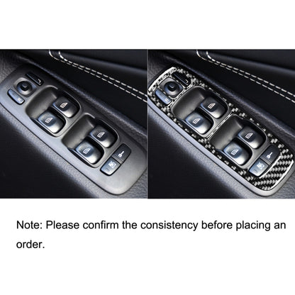 Car Carbon Fiber Window Lift B Decorative Sticker for Volvo XC90 2008-2014, Right Drive - Car Interior Mouldings by PMC Jewellery | Online Shopping South Africa | PMC Jewellery | Buy Now Pay Later Mobicred