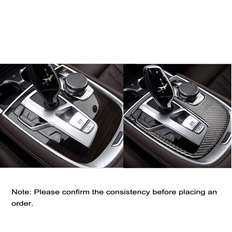 Car Carbon Fiber Central Shift Panel Cover Decorative Sticker for BMW G11 / G12 2016-, Left Drive - Car Interior Mouldings by PMC Jewellery | Online Shopping South Africa | PMC Jewellery | Buy Now Pay Later Mobicred