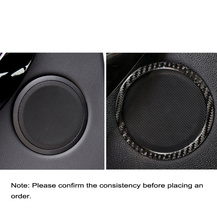 4 PCS Car Carbon Fiber Horn Ring Solid Color Decorative Sticker for BMW G01 X3 2018-2020 / G02 X4 2019-2020, Left and Right Drive Universal - Car Interior Mouldings by PMC Jewellery | Online Shopping South Africa | PMC Jewellery | Buy Now Pay Later Mobicred