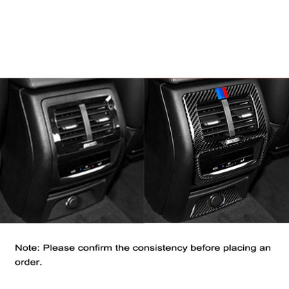 Car Carbon Fiber Rear Air Conditioning Vent 3-color Decorative Sticker for BMW G01 X3 2018-2020 / G02 X4 2019-2020, Left and Right Drive Universal - Car Interior Mouldings by PMC Jewellery | Online Shopping South Africa | PMC Jewellery | Buy Now Pay Later Mobicred